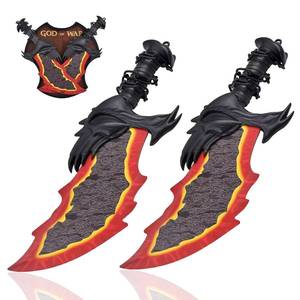 Répliques de lames de <span class=keywords><strong>Chaos</strong></span> de Kratos en acier inoxydable, ensemble de 17 épées décoratives du jeu God <span class=keywords><strong>of</strong></span> War (GOW) - Product Image 1