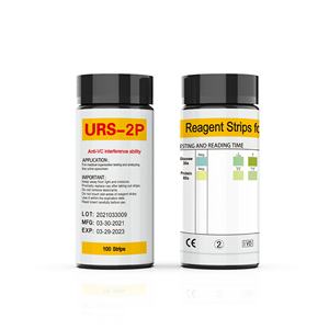 2 Parameters Urinalysis Reagens Strips, Medische Klinische Instrument Glucose Eiwit Urine Teststrips - Product Image 1