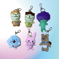 Service d'échantillons Dreamon, mini peluche super petite de 2 pouces, jouet en peluche, porte-clés, personnalisation, 100% polyester brodé