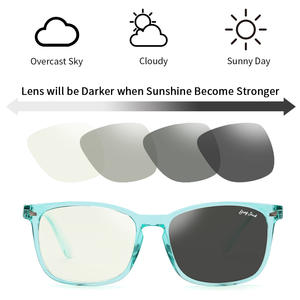 Nuevas Gafas Fotocromáticas Anti Luz Azul, Unisex, Montura Grande, Sin Graduación, Lentes TAC con Protección UV400, Modelo 30001, Listas para Exportación - Product Image 4