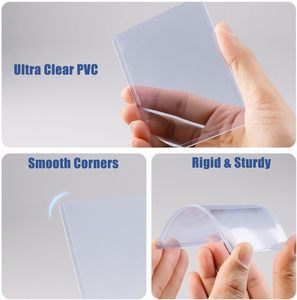 Wholesale Clear Plastic Holders UV Protection Rigid <b>Card</b> Sleeves for Baseball Sports <b>Cards</b> - Product Image 4