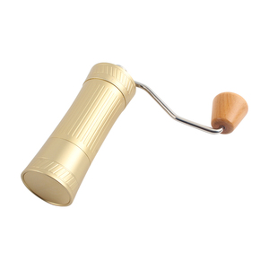Moulin à café manuel en métal de forme cylindrique, design minimaliste - Product Image 3