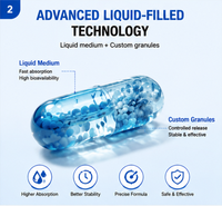 Fabricant OEM de capsules rigides remplies de liquide |   Capsules de compléments alimentaires personnalisées à remplir avec des granulés |   Usine de fabrication de produits à marque privée certifiée GMP