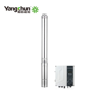 Hệ thống bơm nước năng lượng mặt trời DC chìm giếng sâu 3 inch <span class=keywords><strong>550W</strong></span> 3.8m³/h dùng cho tưới tiêu nông nghiệp - Product Image 5