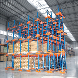 Guang Min Manufacturer's 5-Layer Adjustable Drive-In <b>Pallet</b> Racking System Heavy Duty Corrosion Protection CE Certified Steel - Product Image 1