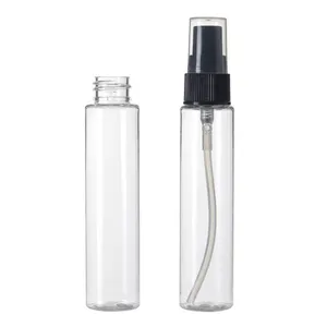 Flacon pulvérisateur vide en plastique transparent blanc ambré pour emballage cosmétique PET 30ml 50ml 100ml 120ml 150ml 200ml 250ml 500ml