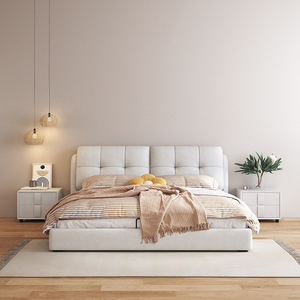 Mobili per Camera da Letto dal Design Italiano Moderno, Letto Economico in Legno di Pino, Materasso Singolo o Matrimoniale, Letto King Size Morbido, Ecologico e Durevole per Bambini - Product Image 3