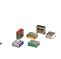 Verrou de protection réseau pour ports RJ45 et prises USB avec clé, compatible avec panneau de brassage 19 pouces, bloqueur de données