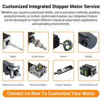Motor paso a paso de bucle cerrado Nema 23 integrado de 36 VCC y 3 Nm con controlador Modbus-RS485 para transportadores de clasificación, enrutadores CNC, AGV, AMR