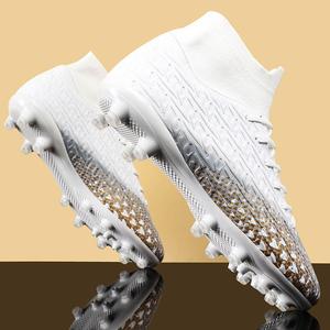 ¡Venta Directa de Fábrica! Zapatos de Fútbol para Niños, con Tacos Largos, Antideslizantes, Parte Superior Transpirable, Suela de Goma, Deportivos Casuales - Product Image 3