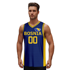 Custom Your Own Logo Basketball <strong>T</strong>-<strong>Shirt</strong> Mesh 100% Polyester Breathable Anti-Bacterial Heat-Transfer Unisex Plus Size Sleeveless - Product Image 6