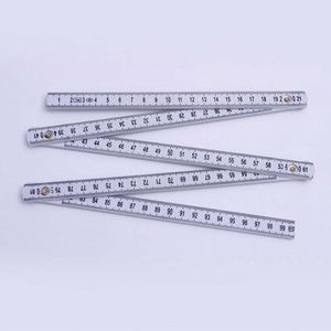 Practical 2m Long <b>Folding</b> Ruler Keychain with 10 Sections Fully EcoMaterial Logo Promotion - Product Image 2