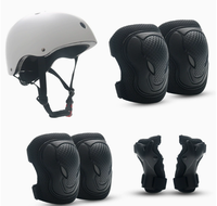 Kit de protection de patins à roulettes pour enfants, casque d'équilibre pour voiture, skateboard, genou, coude, vélo, ensemble de sept pièces, bonnet de sécurité