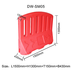 Barrera De Trafico barriera di sicurezza stradale PE materiale stradale traffico barile asilo recinzione barriera di plastica - Product Image 2
