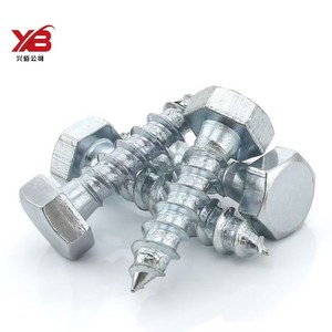 Tornillos de madera de acero galvanizado directo de fábrica Rosca de doble <span class=keywords><strong>curso</strong></span> Alta extracción para muebles de madera al aire libre - Product Image 1