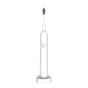 Brosse à dents électrique sonique avec moteur à rotor creux, poils souples, rechargeable, étanche IPX7, blanc rose, pack individuel - Product Image 4