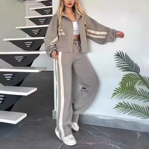 Chaqueta Deportiva Casual con Cierre y Rayas Estilo Y2K para Mujer, Otoño 2026, Moda Europea y Americana - Product Image 2