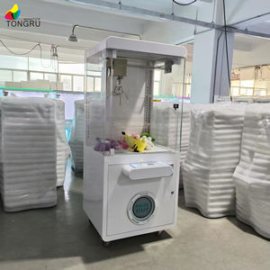 מכונת צבת יפנית זולה, משחק ארקייד עם פרסים של צעצועים רכים המופעל באמצעות מטבעות, מיני פארק שעשועים - Product Image 1