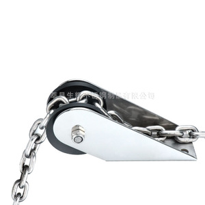 Rodillo de Anclaje Brillante de Acero Inoxidable 316 Pulido a Espejo para Guía de Cadena de Barco Marino, Pieza de Repuesto - Product Image 1