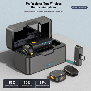 D07 Pro-Không Dây Lavalier <span class=keywords><strong>Microphone</strong></span> Không Dây Condenser Ghi Âm Mic Cho Cuộc Phỏng Vấn Video Vlog Youtube 1mic 2mic - Product Image 3