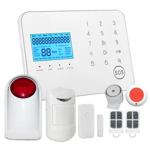 Wale LCD affichage clavier Tactile Sans Fil télécommande système d'alarme GSM WL-JT-99CS pour la sécurité à la maison