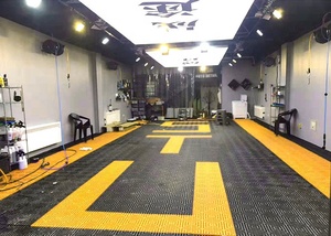 Dalles de sol modulaires en plastique PP pour garage, utilisables dans les aéroports et les gares ferroviaires - Product Image 5