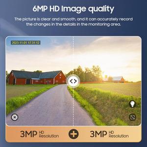 UBOX 6MP AOV <b>Security</b> 24H Continuous Recording Full Color Auto Tracking <b>Cameras</b> 4G <b>Wifi</b> Home <b>Security</b> Solar Network <b>Cameras</b> - Product Image 6