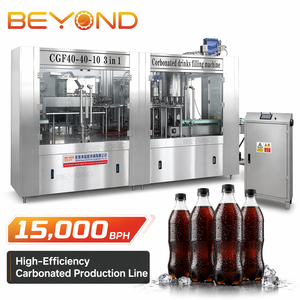 Macchina di Riempimento Completamente Automatica per Cola e <span class=keywords><strong>Acqua</strong></span> <span class=keywords><strong>Frizzante</strong></span> 15000BPH: Attrezzatura Versatile per Imbottigliamento PET da 500ml per Mercati Globali - Product Image 1