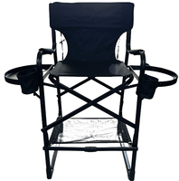 Chaise pliante en acier moderne Hitree OEM 2024 pour maquillage et extérieur, prix promotionnel
