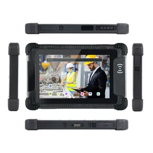 IP65 Waterproof MTK6761 2+32G Android 9.0 NFC WiFi 4G BLE Indsutrial Rugged 8 inch Tablet