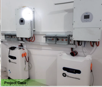 10kva 5KW 10KW système d'alimentation solaire hors réseau 5000w 6000w 8000w panneaux solaires Batteries au lithium kit complet de système solaire pour les maisons
