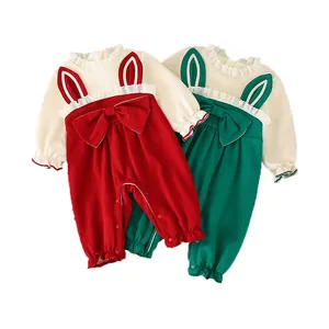 Brand new long sleeve cartoon casual infant romper baby clothing for wholesales