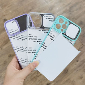 Ốp Trượt Thẻ Phụ Kiện Điện Thoại Di Động Thăng Hoa Ốp Điện Thoại Trống Thăng Hoa 100Pc Cho <span class=keywords><strong>iPhone</strong></span> Bảo Vệ Máy Ảnh Thăng Hoa - Product Image 3