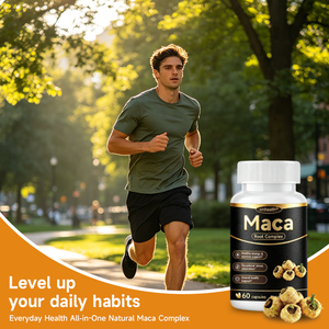 Capsules de bien-être à base de plantes Maca Root Complex, Ashwagandha, Tribulus Terrestris, Fenugrec, complément alimentaire - Product Image 5
