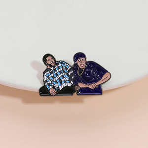 Pin Esmaltado Inspirado en la Película Damn Friday de Chris Tucker Como Smokey, Broche de Solapa Insignia de Música Hip Hop, Regalo de Joyería para Fans y Amigos - Product Image 2