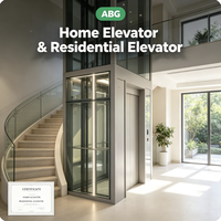 Ascenseur domestique à montage rapide avec pièces modulaires pour la modernisation des villas privées anciennes