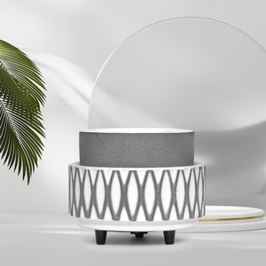 Tráng men gốm Burner hương liệu dầu nước hoa Đèn tùy chỉnh đèn bàn trang trí nội thất hương thơm khuếch tán Nến sáp tan ấm hơn đèn - Product Image 6