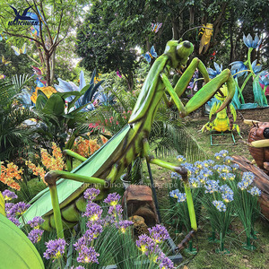Modelos de Insectos Gigantes Realistas y Móviles, <span class=keywords><strong>Mantis</strong></span> Animatrónico con Alas y Cabeza en Movimiento, Personalizable para Parques de Aventuras, Museos, Interiores/Exteriores - Product Image 2