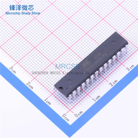 MICROCHIP MCU 8-poco ATmega AVR RISC 16KB Pcba Flash 2,5 V/3,3 V/5V 28-Pin PDIP Atmega8 W-carril/tubo ATMEGA168PA-PU