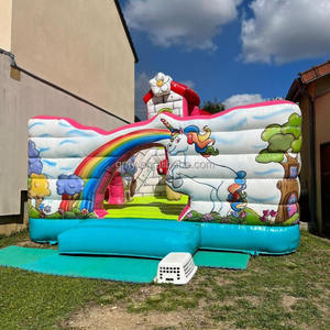 Château Gonflable Licorne Arc-en-ciel à Prix Abordable pour Enfants – Idéal pour les Fêtes - Product Image 1