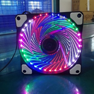 Ventilador LED de 12 cm con 33 luces RGB para caja de PC con conexión USB - Product Image 1