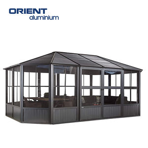 Serre <span class=keywords><strong>de</strong></span> jardin coulissante avec cadre en Aluminium et verre, design néerlandais, <span class=keywords><strong>véranda</strong></span>/auvent d'extérieur - Product Image 6