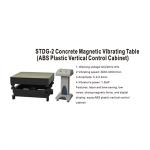 STDG-2 Concrete Magnetic <strong>Vibrating</strong> Table ABS Plastic Vertical Control Cabinet High Precision Lab Specimen Molding <strong>Test</strong> - Product Image 2