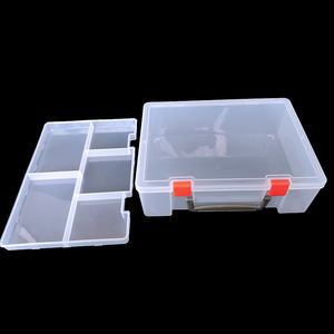 Tùy Chỉnh Jigsaw Puzzle Rõ Ràng Nhựa Lưu Trữ Bin Tote Tổ Chức Container Với Nắp Bền Và An Toàn Chốt Khóa - Product Image 4