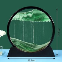 5 7 12 pouces 3D imprimé aquarelle sablier peinture Art Quicksand paysages marins peintures décoratives