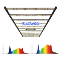 Lampes LED de culture de tomates en aluminium 4x8' pour clonage, croissance végétative et floraison, hydroponie, agriculture verticale intelligente, automatique 800W