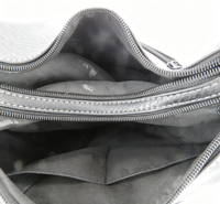 Sac à bandoulière multi-poches pour femme en cuir PU souple avec fermeture ouverte, sac messager tendance pour les voyages
