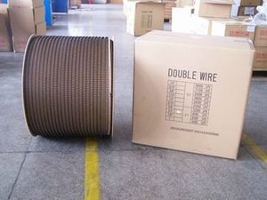 Venta caliente portátil <span class=keywords><strong>OO</strong></span> su mejor opción de nylon recubierto de doble bucle de alambre o doble anillo alambre - Product Image 5