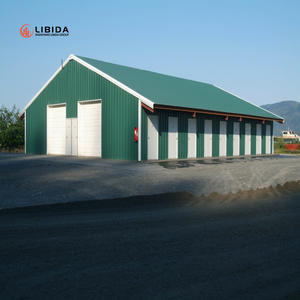 Entrepôt à structure métallique à bas prix, atelier à ossature acier avec mur rideau en <span class=keywords><strong>verre</strong></span>, usine à ossature métallique avec <span class=keywords><strong>mezzanine</strong></span> - Product Image 5