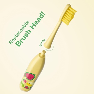 Brosse à dents électrique rechargeable Sonic pour enfants, étanche IPX5, avec poils doux, motif dessin animé - Product Image 5